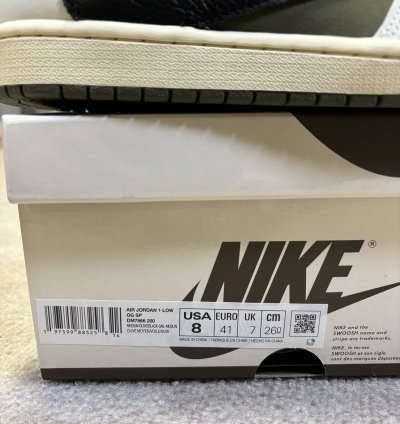 Travis Scott Air Jordan 1 Retro Low Og Sp Medium Olive