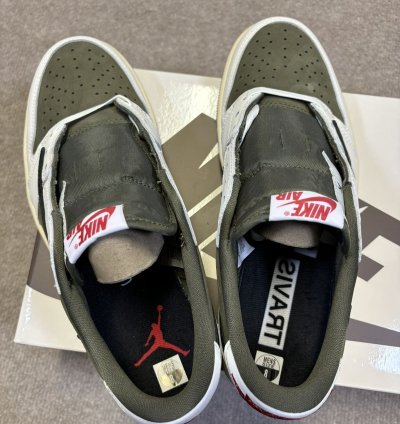 Travis Scott Air Jordan 1 Retro Low Og Sp Medium Olive