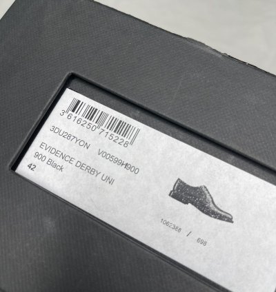 Dior Evidence Derby Size 9