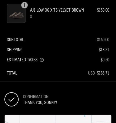 Travis Scott Air Jordan 1 Retro Low Og Sp Velvet Brown