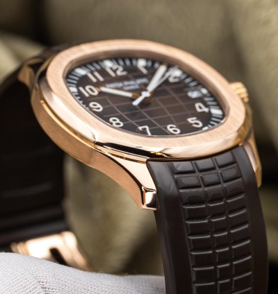 Patek Philippe Aquanaut 5167r-001 40mm Rose Gold Brown Dial Full Set