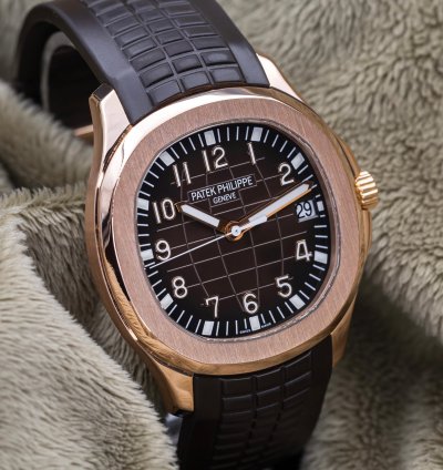 Patek Philippe Aquanaut 5167r-001 40mm Rose Gold Brown Dial Full Set