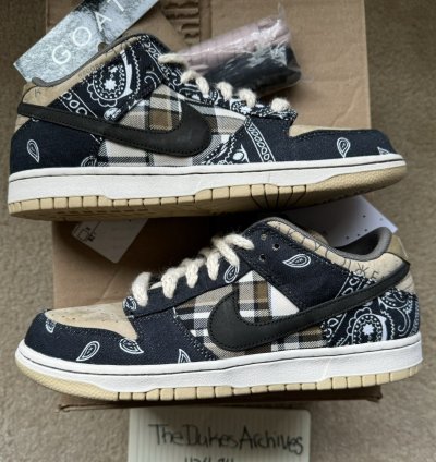 Travis Scott Dunk Low Premium Qs Sb Cactus Jack 8 5 No Box
