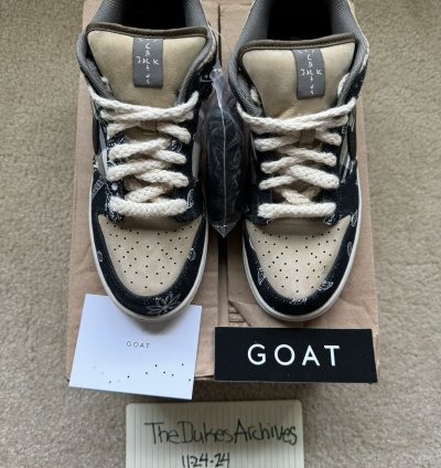 Travis Scott Dunk Low Premium Qs Sb Cactus Jack 8 5 No Box
