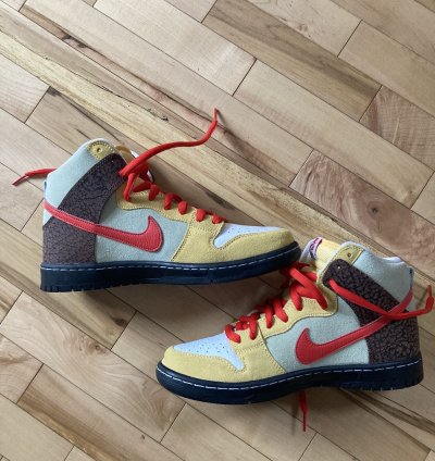 Nike Sb Dunk High Color Skates Kebab And Destroy