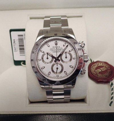 Rolex Daytona 116520 Aph White Nos 2011 Full Stickers