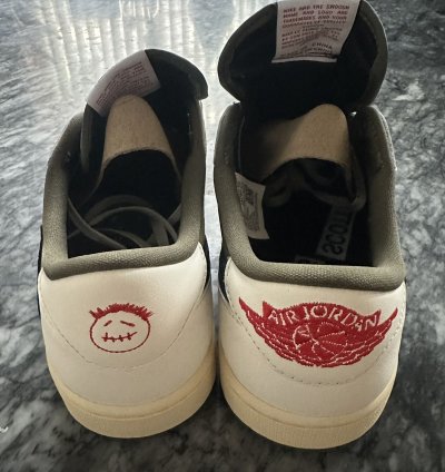 Travis Scott Jordan 1 Low Og Reverse Olive