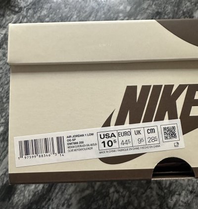 Travis Scott Jordan 1 Low Og Reverse Olive