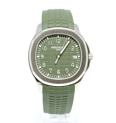 Patek Philippe Aquanaut 5168g Box And Papers 2020 Green Dial White Gold