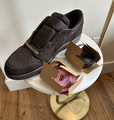 Travis Scott Jordan 1 Low Og Sp Dark Mocha Velvet Brown