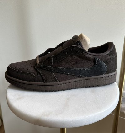 Travis Scott Jordan 1 Low Og Sp Dark Mocha Velvet Brown