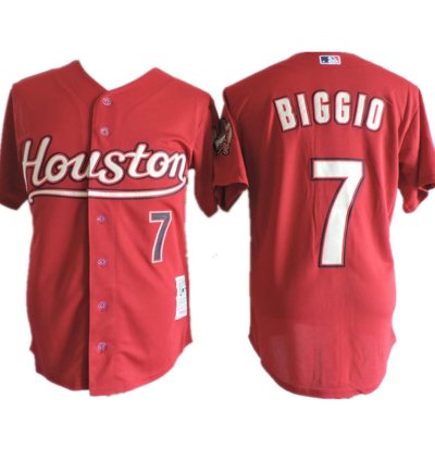 Houston Astros Craig Biggio Red Throwback Jersey