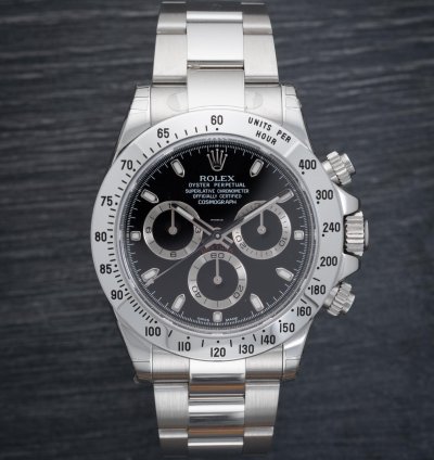 Rolex Daytona 116520 Black Dial Fully Stickered Full Set Uk