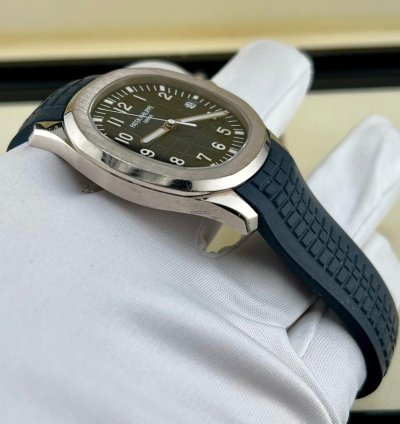 Patek Philippe Aquanaut 5168g White Gold Blue Dial 2019
