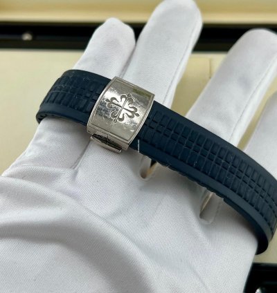 Patek Philippe Aquanaut 5168g White Gold Blue Dial 2019