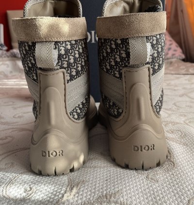 Dior Garden Lace Up Boots Shoes