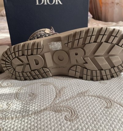 Dior Garden Lace Up Boots Shoes