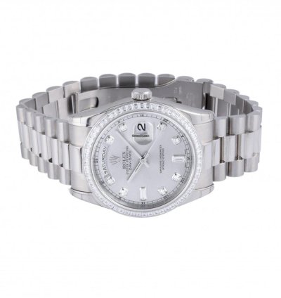Rolex Day-date 36 118399br Automatic White Gold New