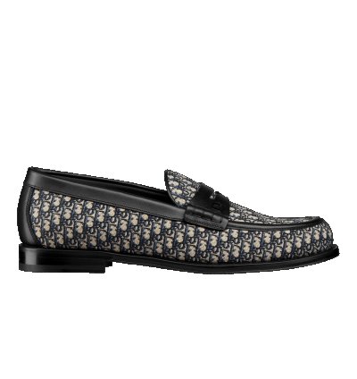 Dior Granville Loafer Dior Oblique - Black Beige