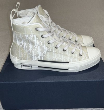 Dior High-top Sneaker -b23 White Oblique