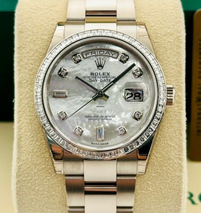 Rolex Day-date 36 118399br Diamond Dial