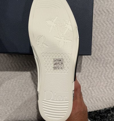Dior High-top Sneaker -b23 White Oblique