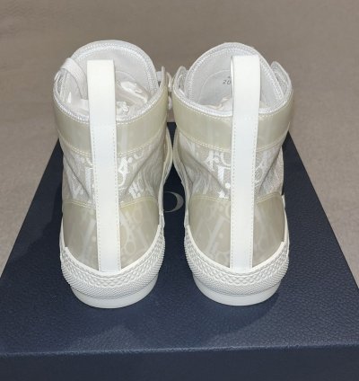 Dior High-top Sneaker -b23 White Oblique