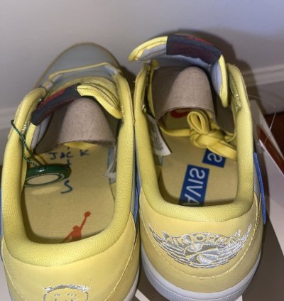 Travis Scott Jordan 1 Retro Low Canary