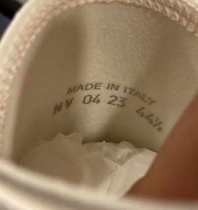 Dior Hightop Canvas Sneaker 44 5