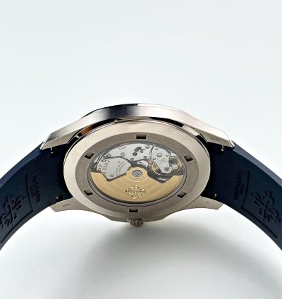 Patek Philippe Aquanaut 5168g-001 White Gold Blue Dial 2021