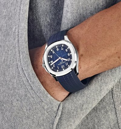 Patek Philippe Aquanaut 5168g-001 White Gold Blue Dial 2024