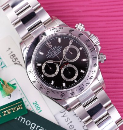 Rolex Daytona 116520 Nos Full Stickers - Series - 2001 - Very Rare - New - Lc170