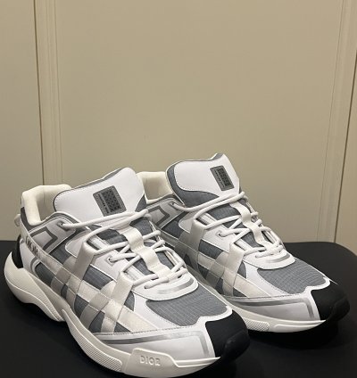 Dior Homme B24 Runtek Grey White Sneaker