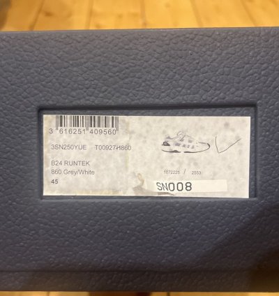 Dior Homme B24 Runtek Grey White Sneaker