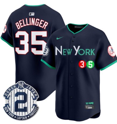Cody Bellinger Jersey 35 New York Yankees City Connect Vapor Premier Limited Stitched Navy