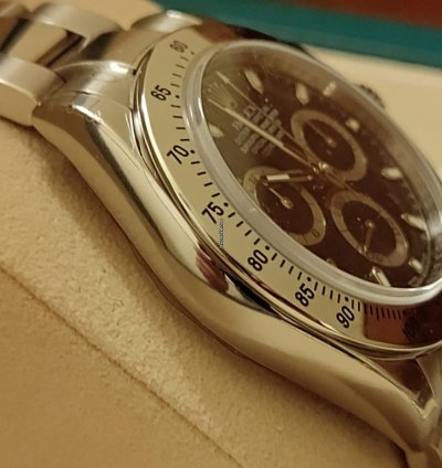 Rolex Daytona 116520 Nos Full Stickers Qr Code - 2007 Italian Warranty - Never Worn - Mint