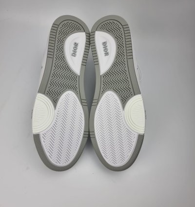 Dior Homme B27 White And Grey Oblique Sneakers 45