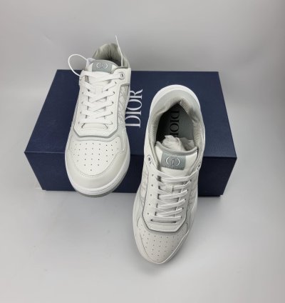 Dior Homme B27 White And Grey Oblique Sneakers 45