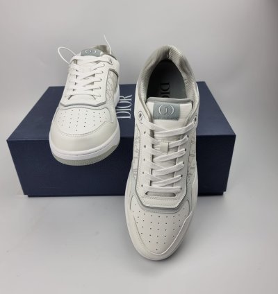 Dior Homme B27 White And Grey Oblique Sneakers 45