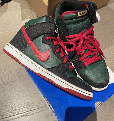 Nike Sb Dunk High Gucci Resn Sz 8 5
