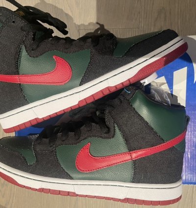 Nike Sb Dunk High Gucci Resn Sz 9