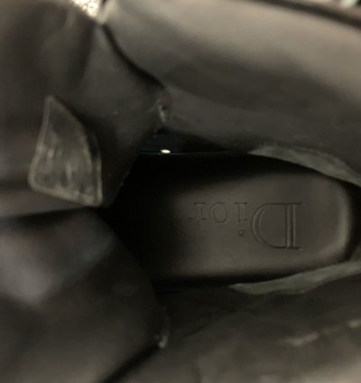 Dior Homme Bondage Black Patent Leather High Top Sz 43