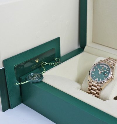 Rolex Day-date 36 128235 Automatic Red Gold Like New Unworn