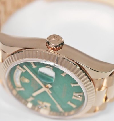 Rolex Day-date 36 128235 Automatic Red Gold Like New Unworn