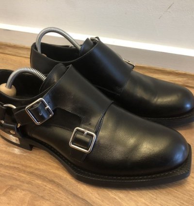 Dior Homme Mens Atelier Monk Strap Leather Shoes 2018 7 40eu