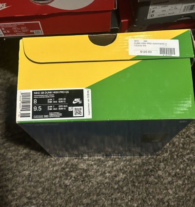 Nike Sb Dunk High Hawaii Maui Wowie Size 8