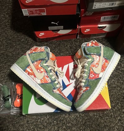 Nike Sb Dunk High Hawaii Maui Wowie Size 8