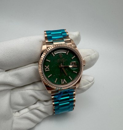 Rolex Day-date 36 128235 Green Aventurine Dial New 2023
