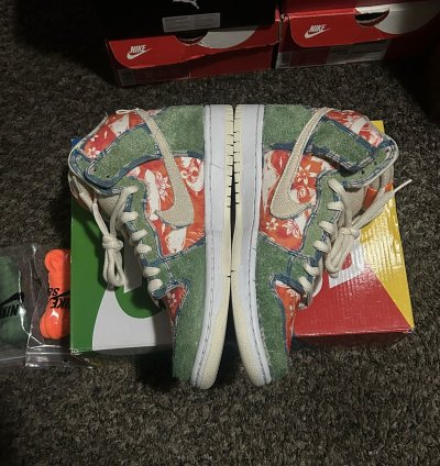 Nike Sb Dunk High Hawaii Maui Wowie Size 8