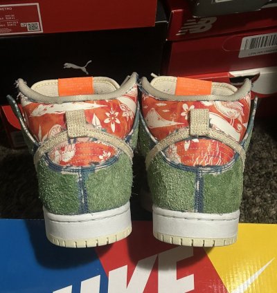 Nike Sb Dunk High Hawaii Maui Wowie Size 8